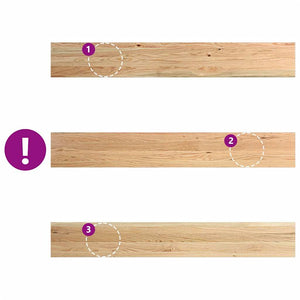 Eichen Fensterbänke Massivholz 140 cm (2er Set)