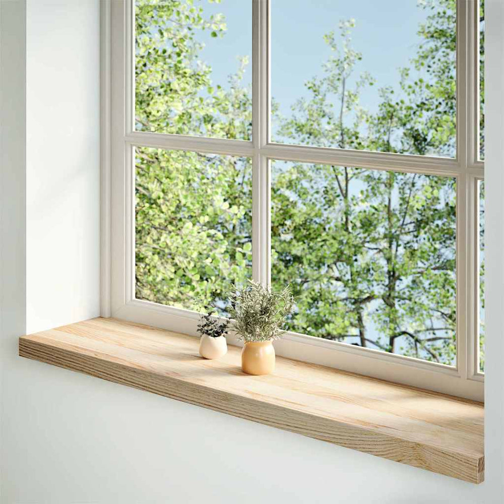 Eiche Fensterbänke Massivholz 100x25cm 2er Set
