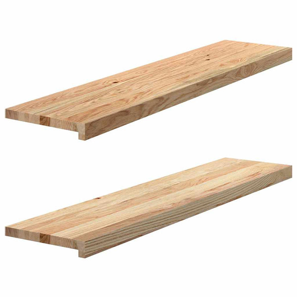 Eiche Fensterbänke Massivholz 110x25cm, 2er Set