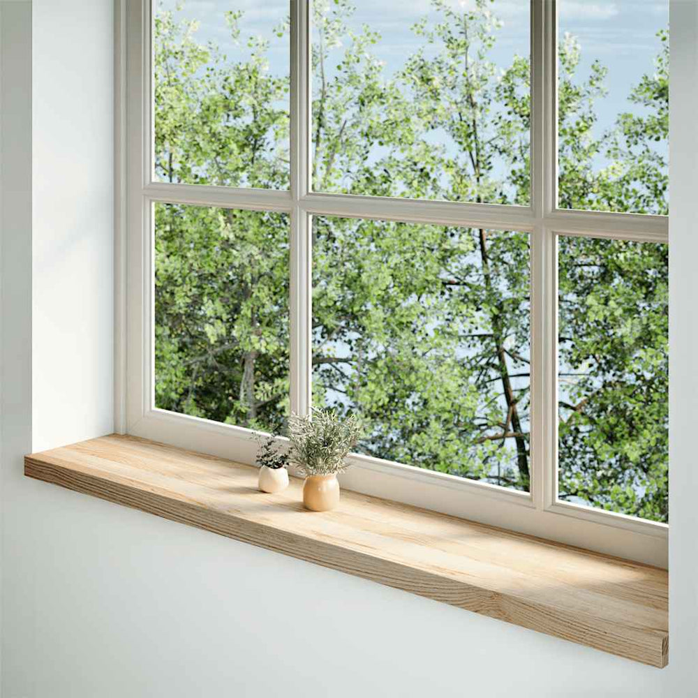 Eiche Fensterbänke Massivholz 140x25 cm, 2er Set