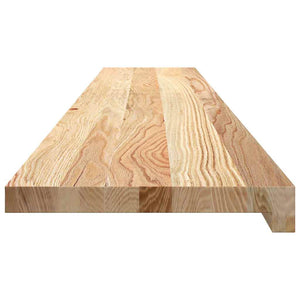 Eiche Fensterbänke Massivholz 140x25 cm, 2er Set