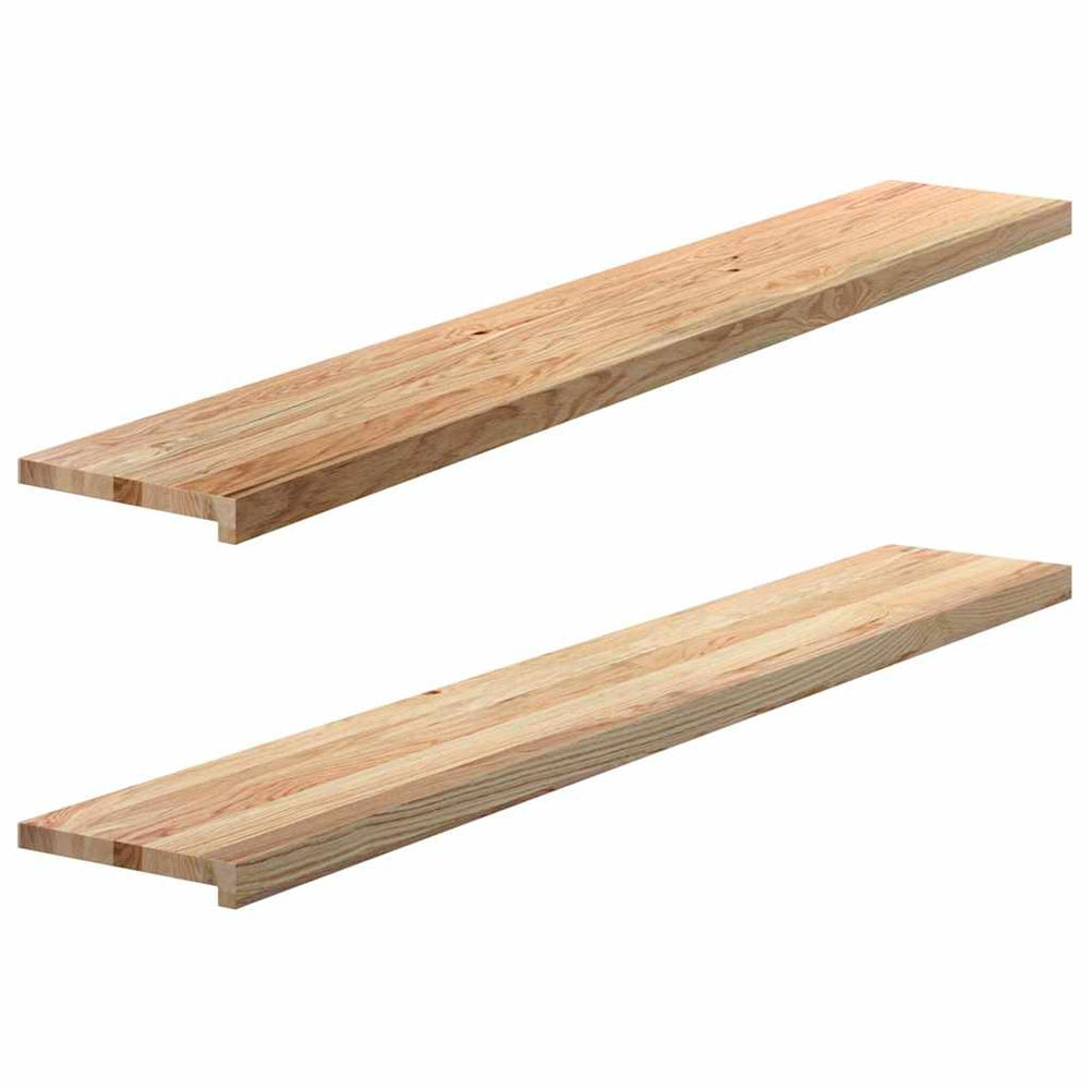 Eiche Fensterbänke Massivholz 160x25 cm, 2er Set