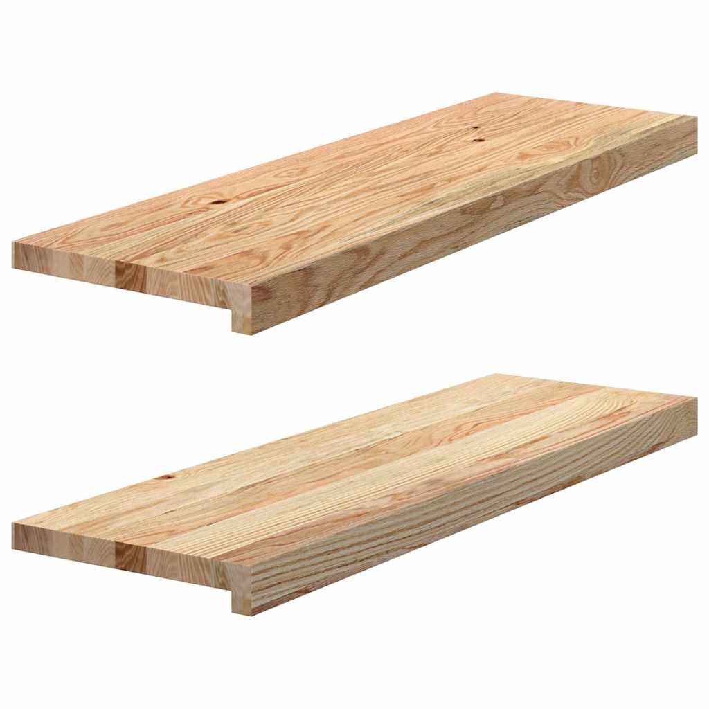 Eiche Fensterbänke Massivholz 80x30 cm, 2er Set