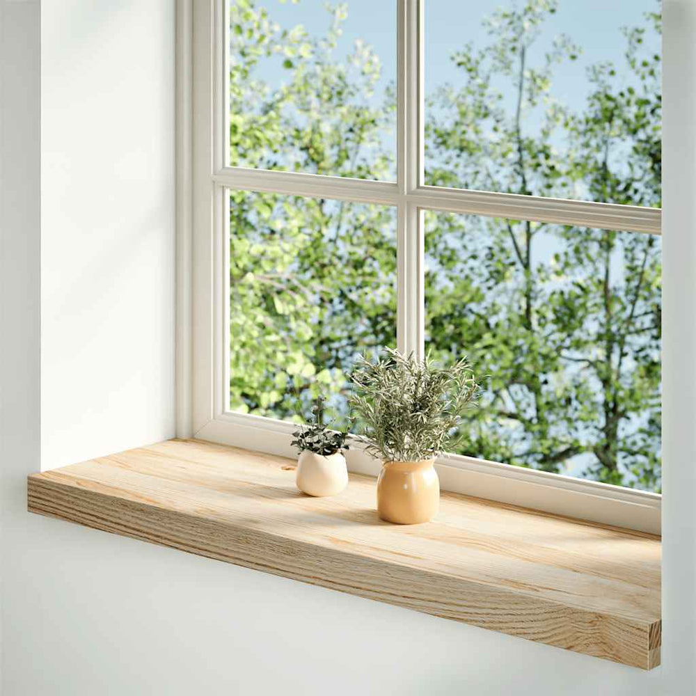 Eiche Fensterbänke Massivholz 80x30 cm, 2er Set
