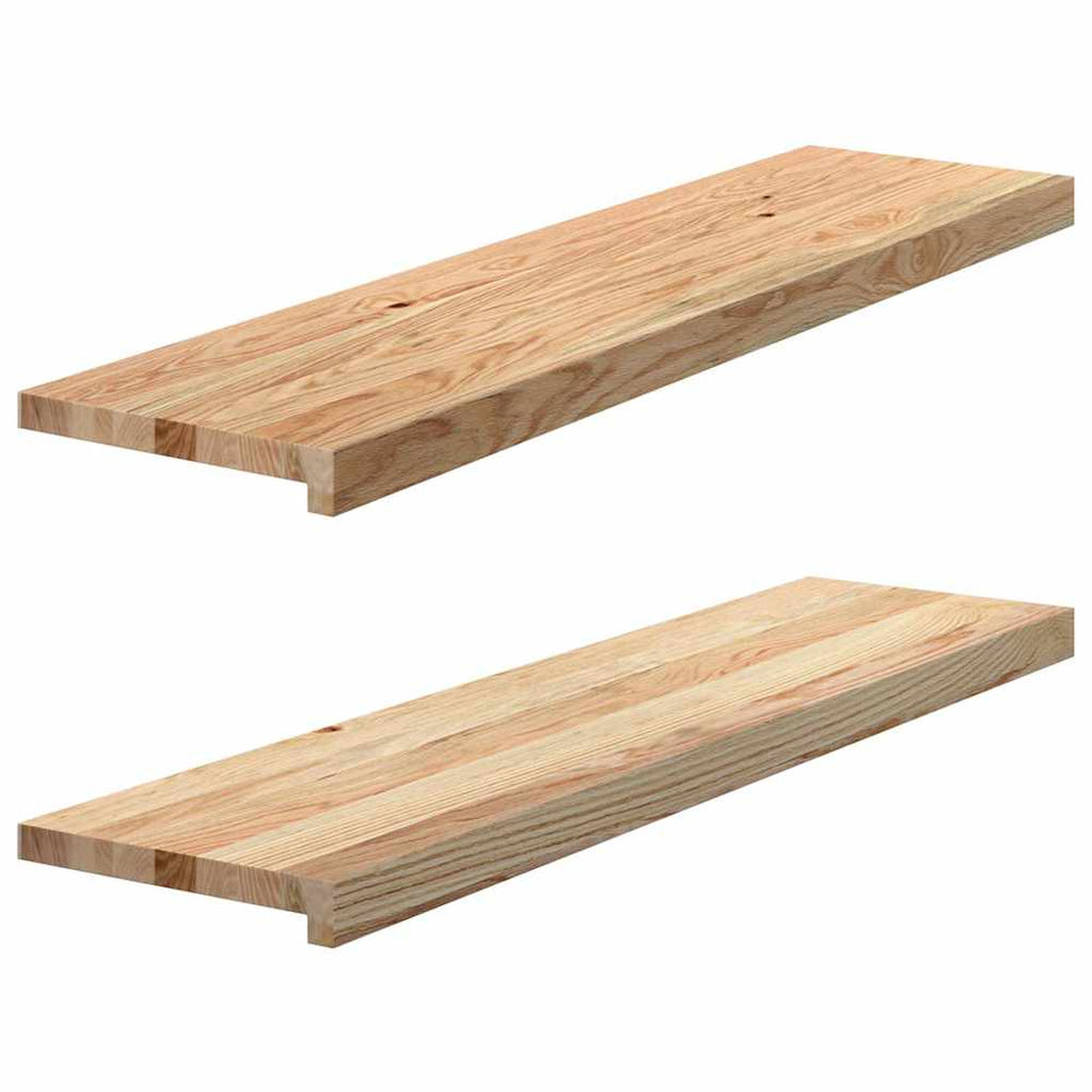 Eiche Fensterbänke Massivholz 100x30 cm, 2er Set