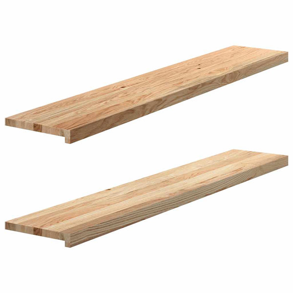 Eiche Fensterbänke Massivholz 140x30 cm, 2er Set