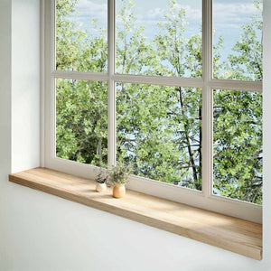 Massivholz Fensterbänke Eiche, 160 cm, 2er Set