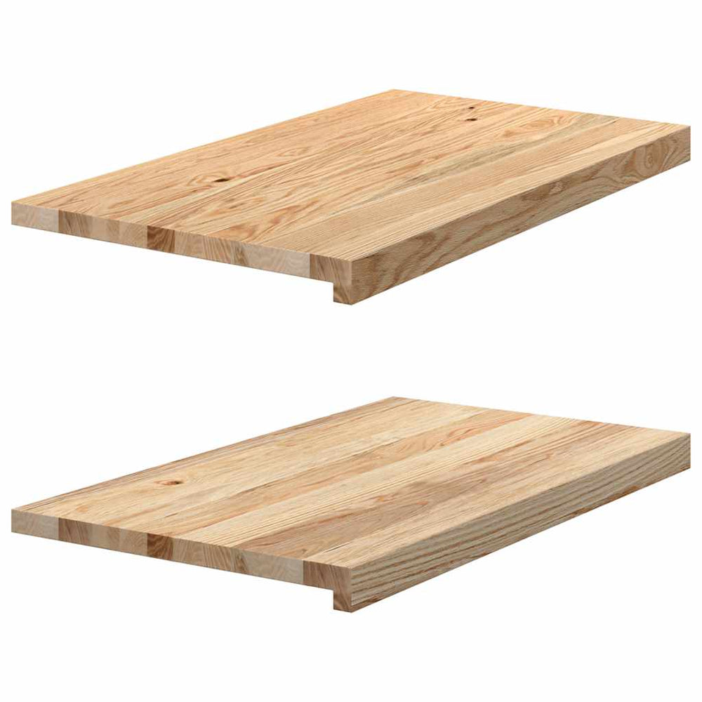 Eiche Fensterbänke Massivholz 70x40 cm, 2er Set