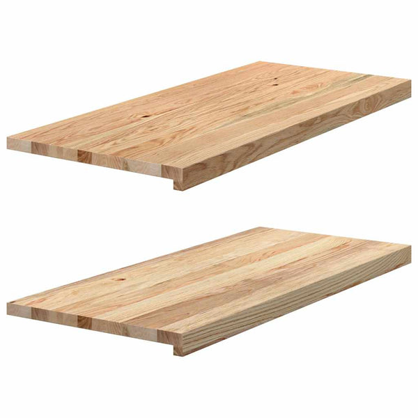 Eiche Fensterbänke Massivholz 90x40 cm, 2er Set