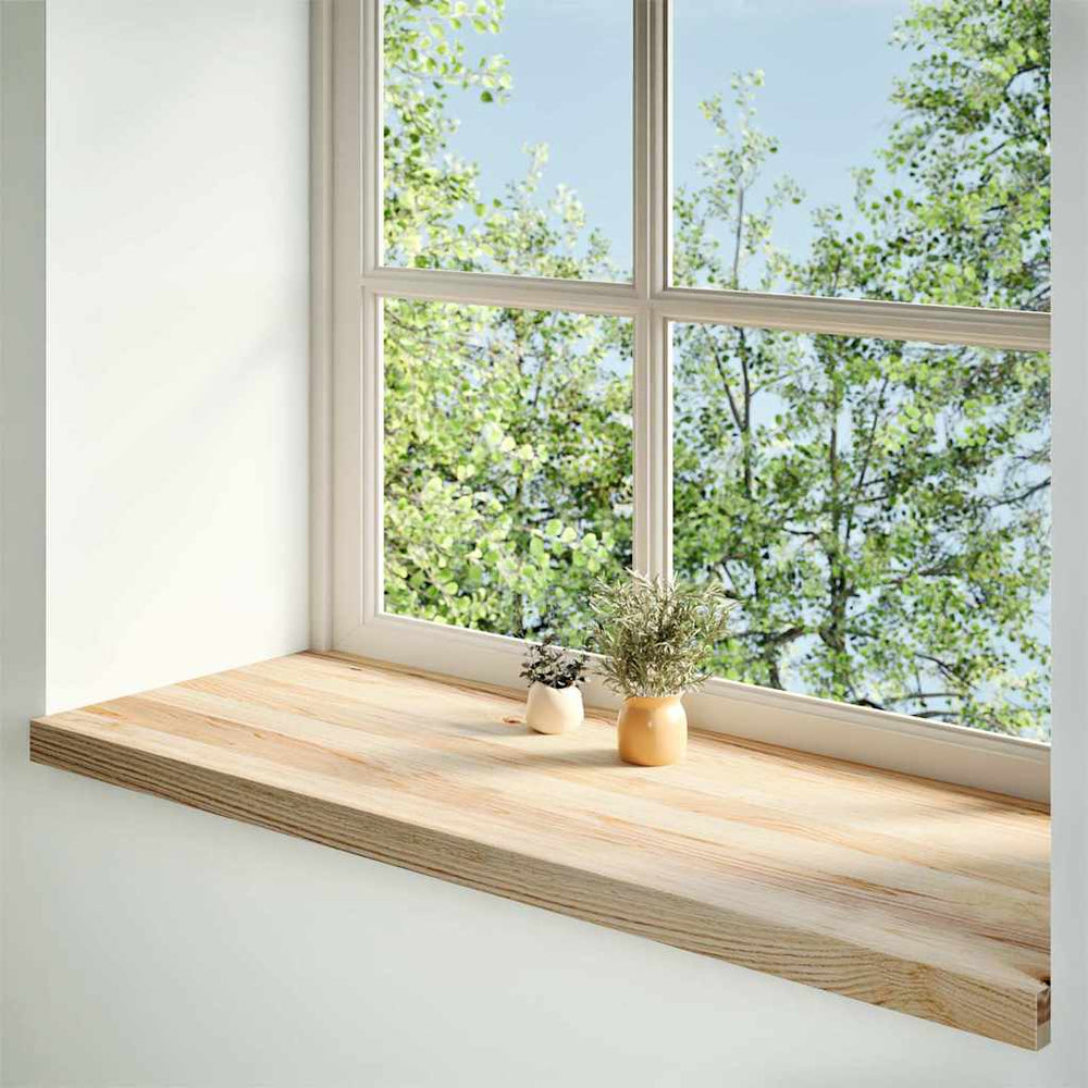 Eiche Fensterbänke Massivholz 100x40 cm, 2er Set