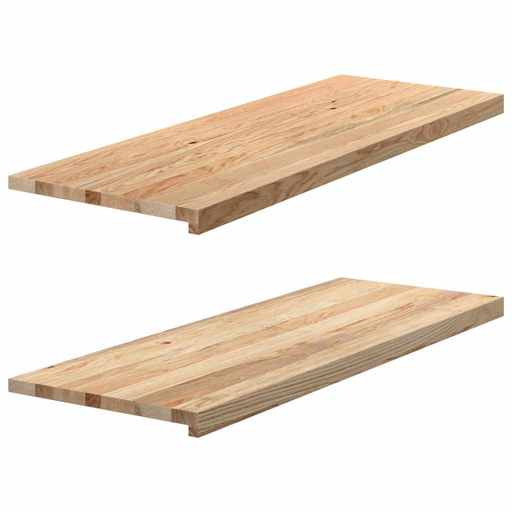 Eiche Fensterbänke Massivholz 110x40cm, 2er Set