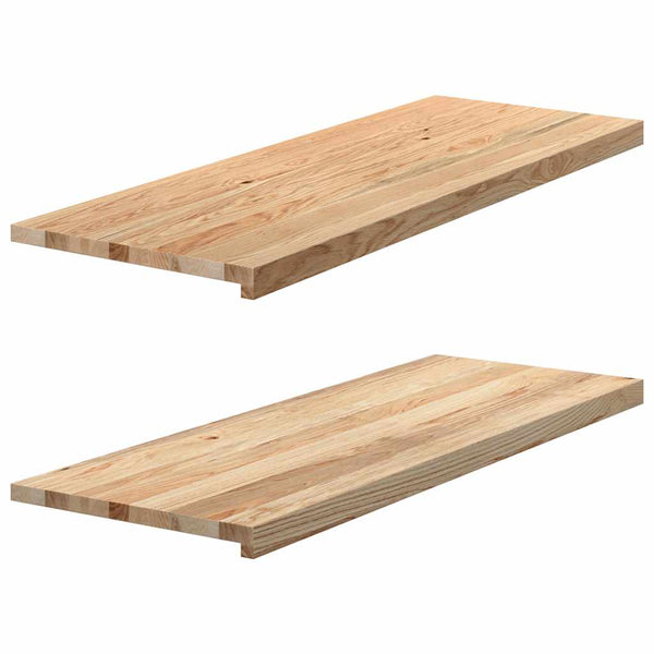 Eiche Fensterbänke Massivholz 110x40cm, 2er Set