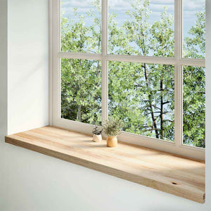Eiche Fensterbänke Massivholz 140x40 cm, 2er Set