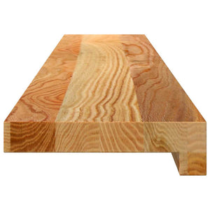 Eiche Fensterbänke, Hellbraun, 100cm, 2er Set