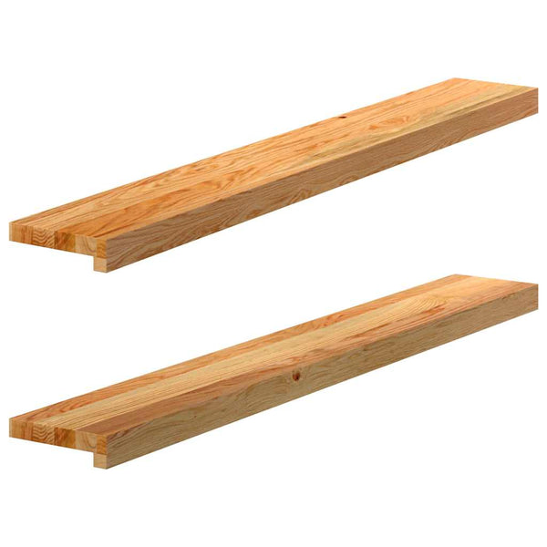 Eiche Fensterbänke, 110cm, 2er Set