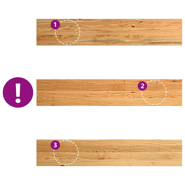 Eiche Fensterbänke, 110cm, 2er Set