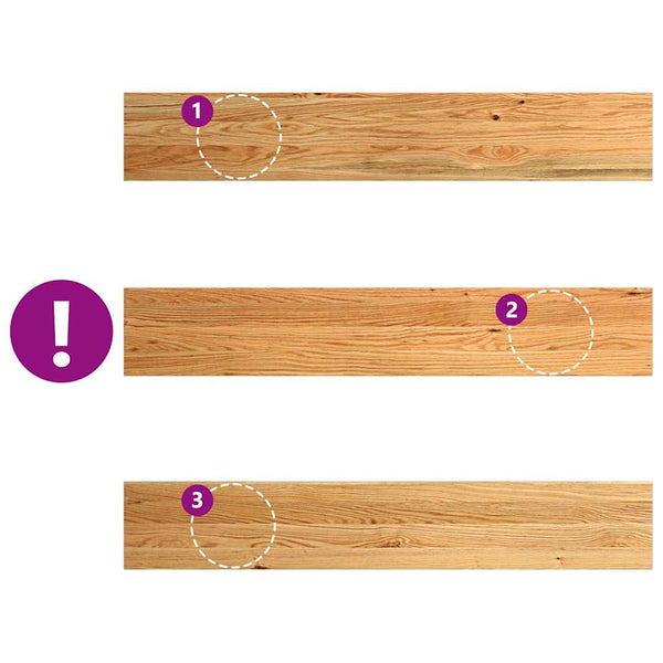 Eiche Fensterbänke, 120cm, 2er Set