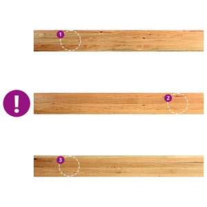 Eiche Fensterbänke, 160cm, 2er Set