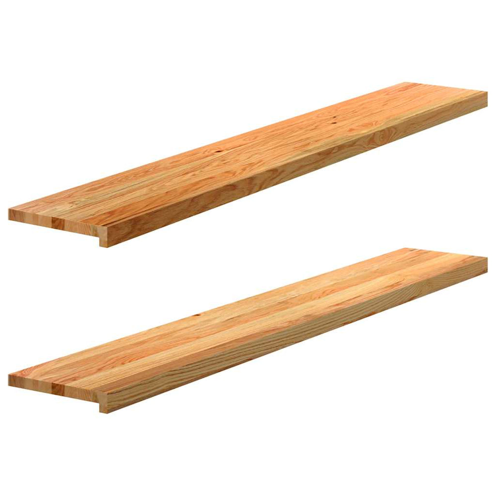 Eiche Fensterbänke, Hellbraun, 160cm, 2er Set