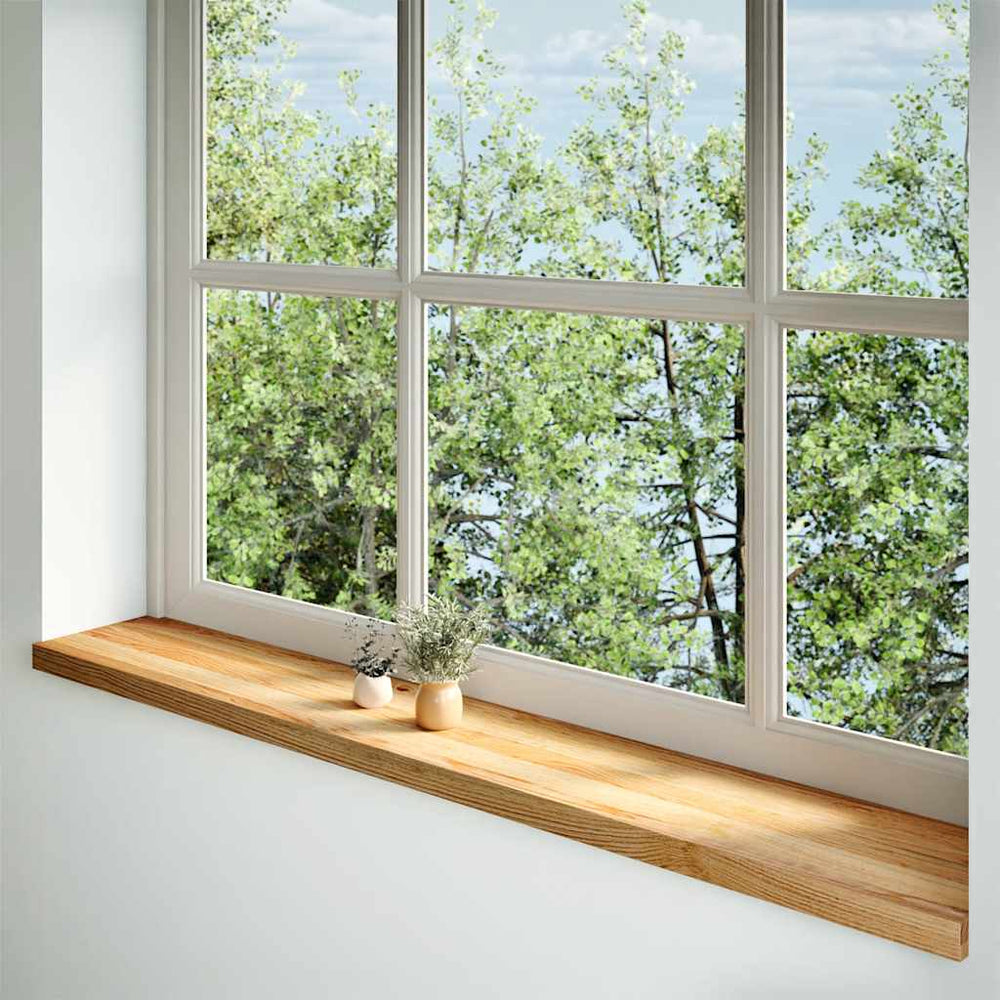 Eiche Fensterbänke, Hellbraun, 160cm, 2er Set