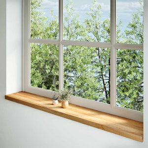 Eiche Fensterbänke, Hellbraun, 160cm, 2er Set