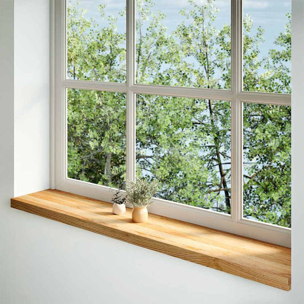 Eiche Fensterbänke, 140cm, 2er Set