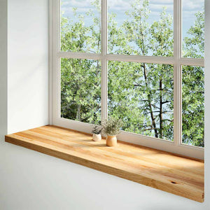 Eiche Fensterbänke, 140 cm, 2er Set