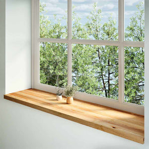 Eiche Fensterbänke Hellbraun 160x40cm 2er Set
