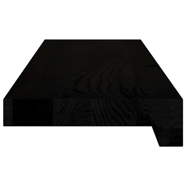 Eiche Fensterbänke Dunkelbraun 70x15 cm (2 Stk.)