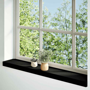Eiche Fensterbänke Dunkelbraun 90cm 2er Set
