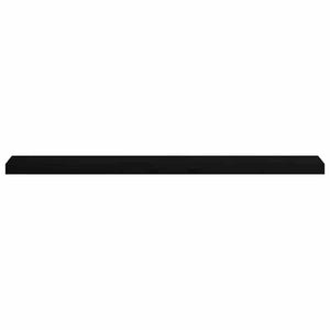 Dunkelbraune Fensterbänke, 120 cm, Eiche Massivholz, 2er-Set