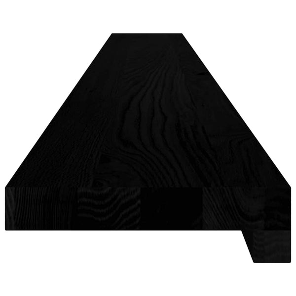 Eiche Fensterbänke Dunkelbraun 140cm 2er-Set