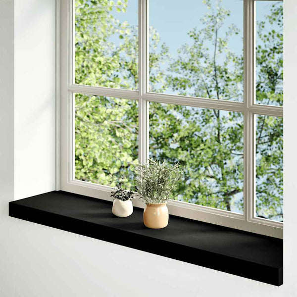 Eichen Fensterbänke Dunkelbraun 80x20cm 2er Set