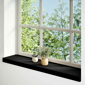 Eiche Fensterbänke Dunkelbraun 100x20cm 2er Set