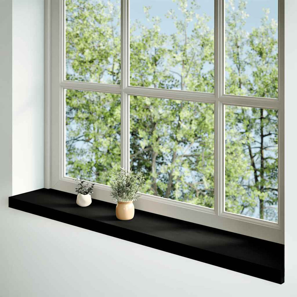 Eiche Fensterbänke Dunkelbraun 160cm 2er Set