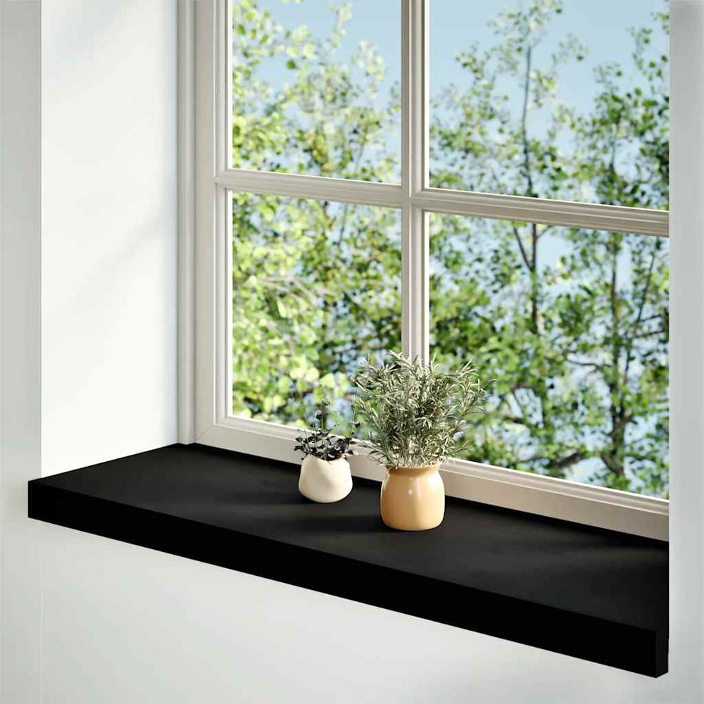 Eiche Fensterbänke Dunkelbraun 80x30cm 2er Set