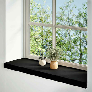 Eiche Fensterbänke Dunkelbraun 80x30cm 2er Set