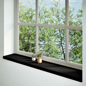 Eiche Fensterbänke Dunkelbraun 140x30cm 2er Set