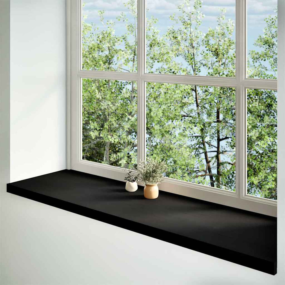 Eiche Fensterbänke Dunkelbraun 140x40cm 2er Set