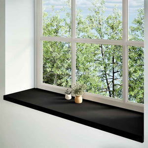 Eiche Fensterbänke Dunkelbraun 140x40cm 2er Set