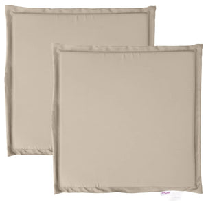 Garten Sitzkissen 2er Set Taupe 45x45