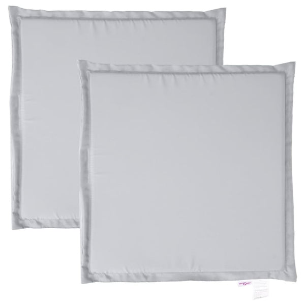 Garten Sitzkissen Hellgrau 45x45 cm 2er Set