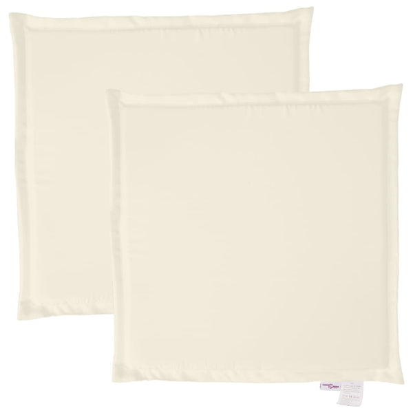 Garten Sitzkissen Creme 45x45 cm 2er Set