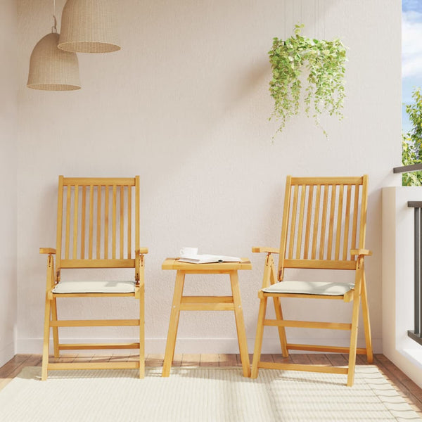 Garten Sitzkissen Creme 45x45 cm 2er Set
