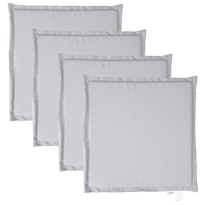 Garten Sitzkissen Hellgrau 4er Set 45x45