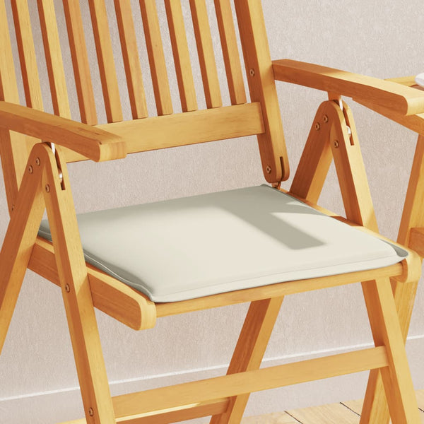 Creme Garten Sitzkissen 4er Set 45x45 cm