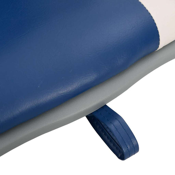 Klappbares Bootssitz-Set, 2-teilig, Blau/Weiß