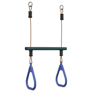 Trapezstange mit Turnringen für Kinder