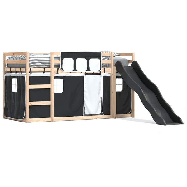 Etagenbett mit Rutsche 90x200 cm