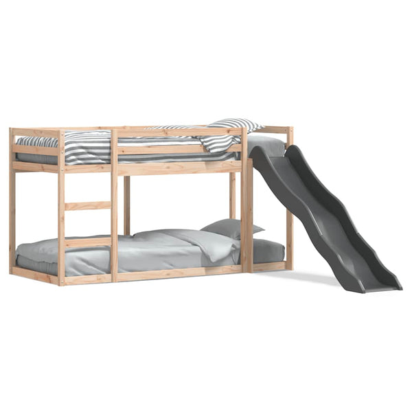 Etagenbett mit Rutsche Kiefer 80x200 cm